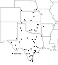 WG map for Gryllus texensis