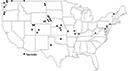 WG map for Gryllus pennsylvanicus