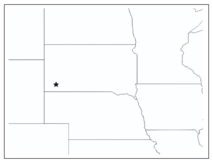 distribution map from Weissman and Gray 2019 for Gryllus longicercus